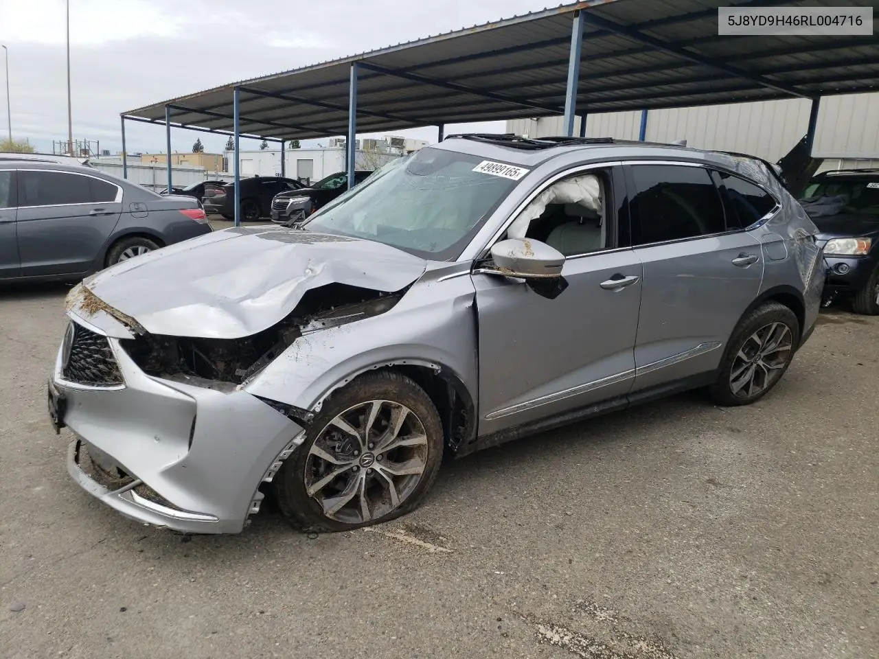 2024 Acura Mdx Technology VIN: 5J8YD9H46RL004716 Lot: 49899165