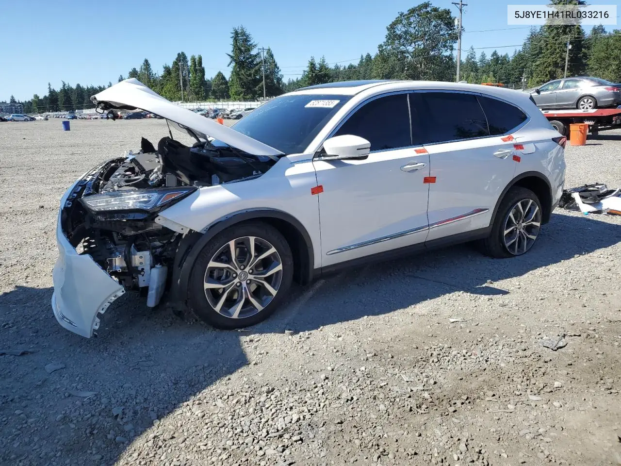 2024 Acura Mdx Technology VIN: 5J8YE1H41RL033216 Lot: 62871355