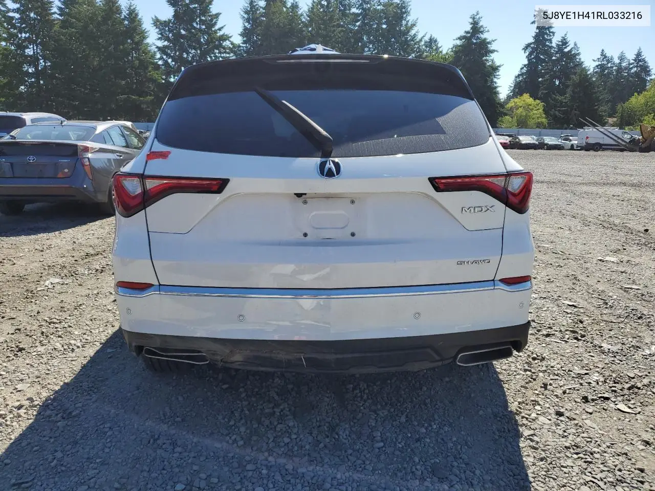 2024 Acura Mdx Technology VIN: 5J8YE1H41RL033216 Lot: 62871355
