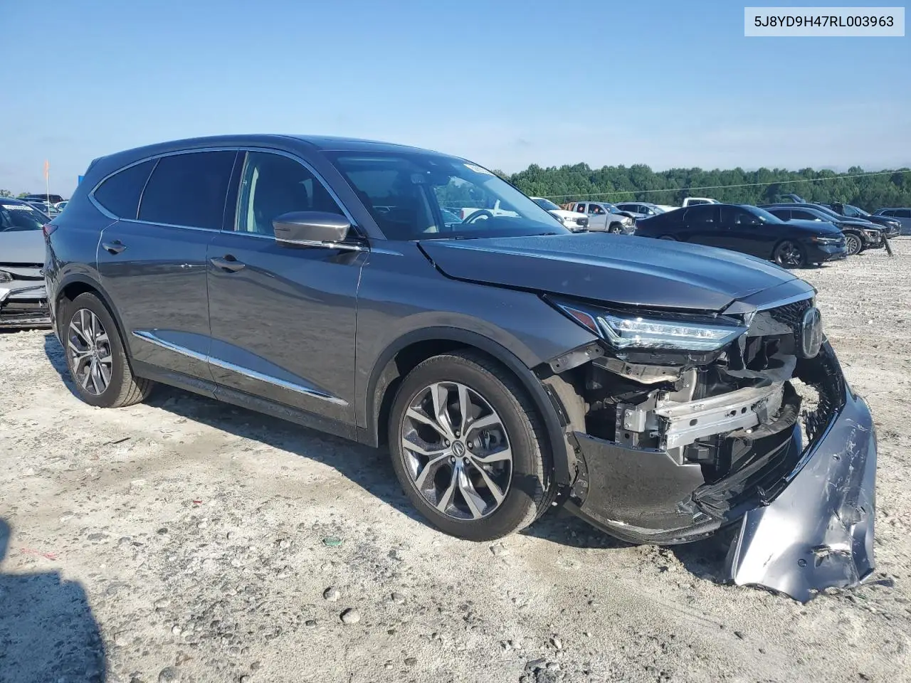 2024 Acura Mdx Technology VIN: 5J8YD9H47RL003963 Lot: 62993535