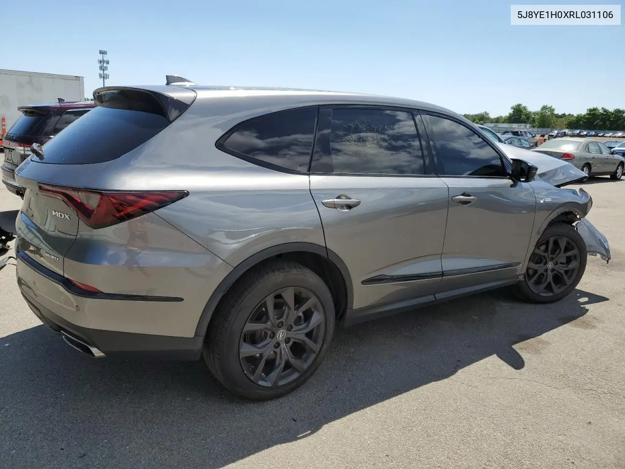 2024 Acura Mdx A-Spec VIN: 5J8YE1H0XRL031106 Lot: 65265275