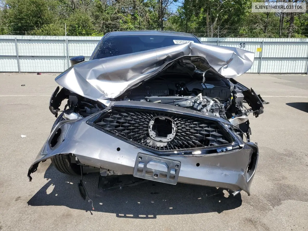 2024 Acura Mdx A-Spec VIN: 5J8YE1H0XRL031106 Lot: 65265275