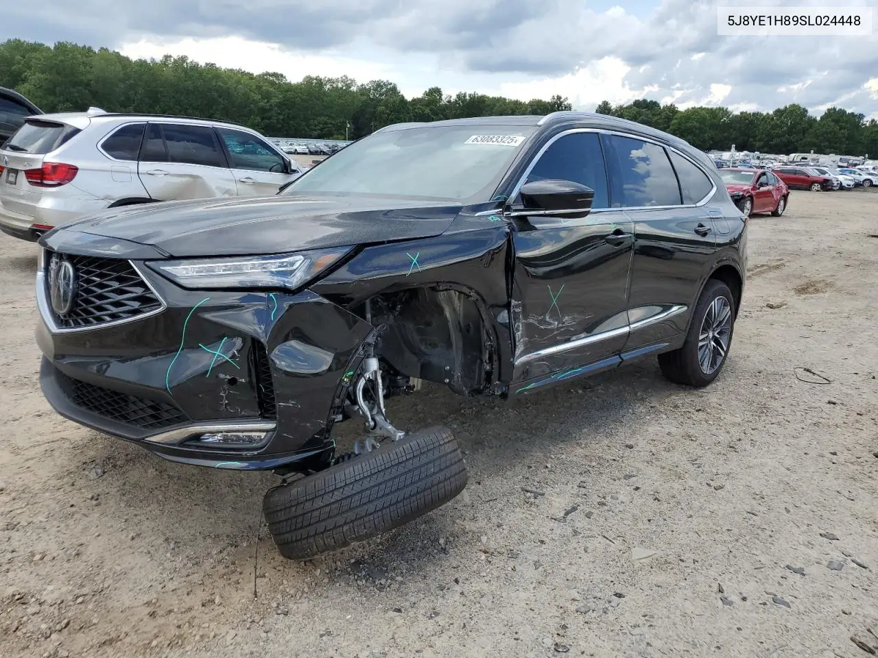 2025 Acura Mdx Advance VIN: 5J8YE1H89SL024448 Lot: 63083325