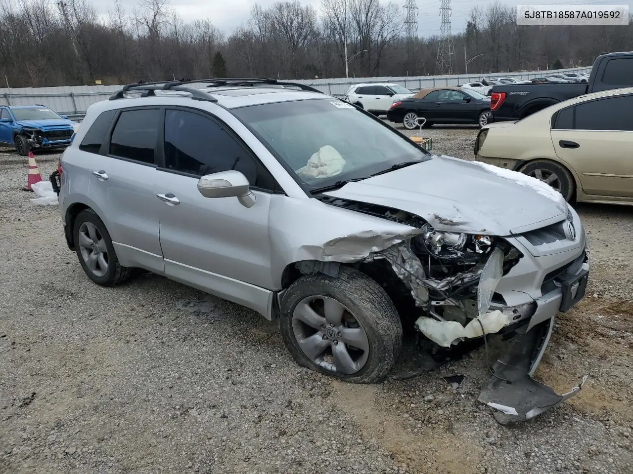 2007 Acura Rdx Technology VIN: 5J8TB18587A019592 Lot: 46441715