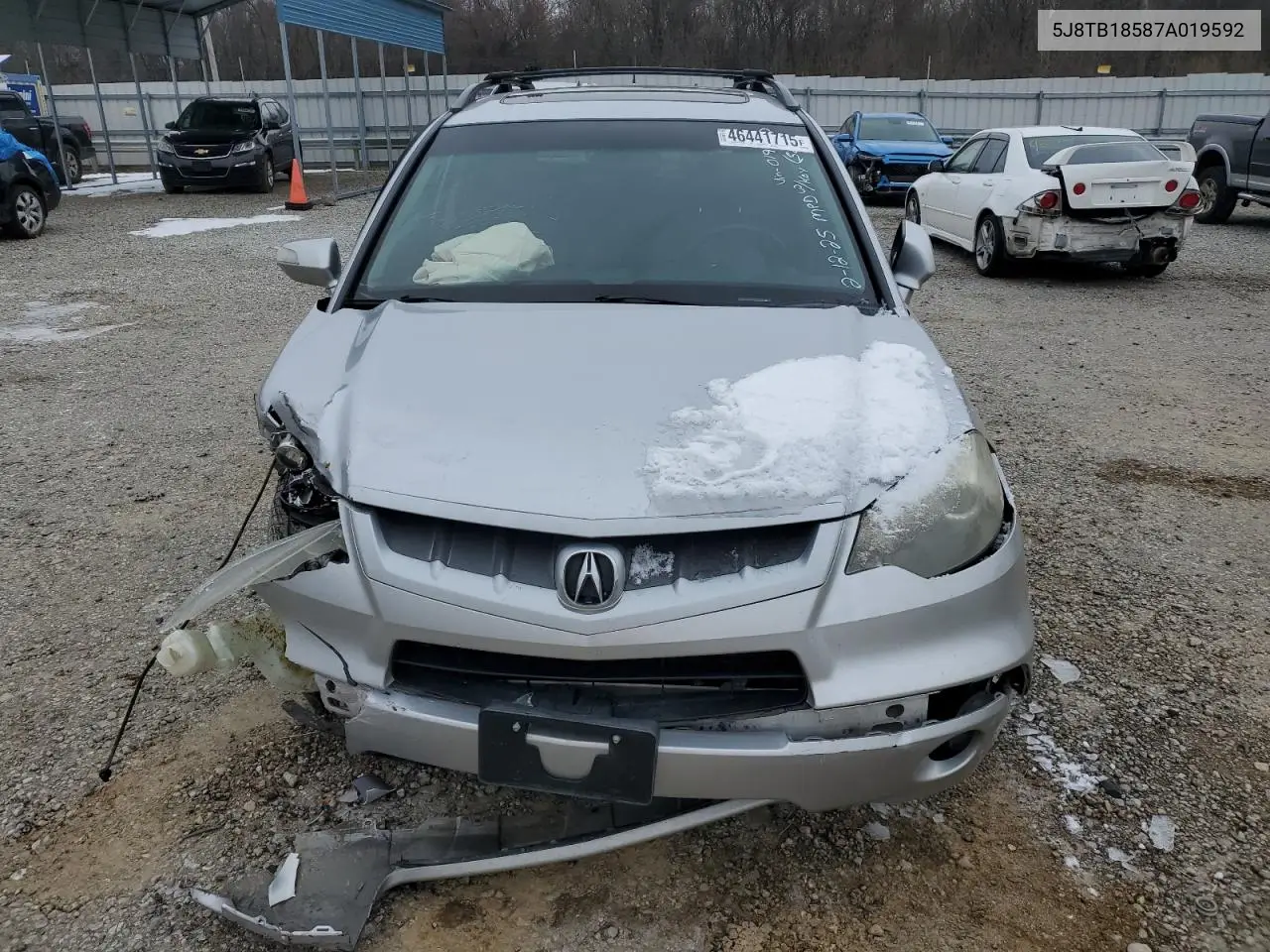 2007 Acura Rdx Technology VIN: 5J8TB18587A019592 Lot: 46441715