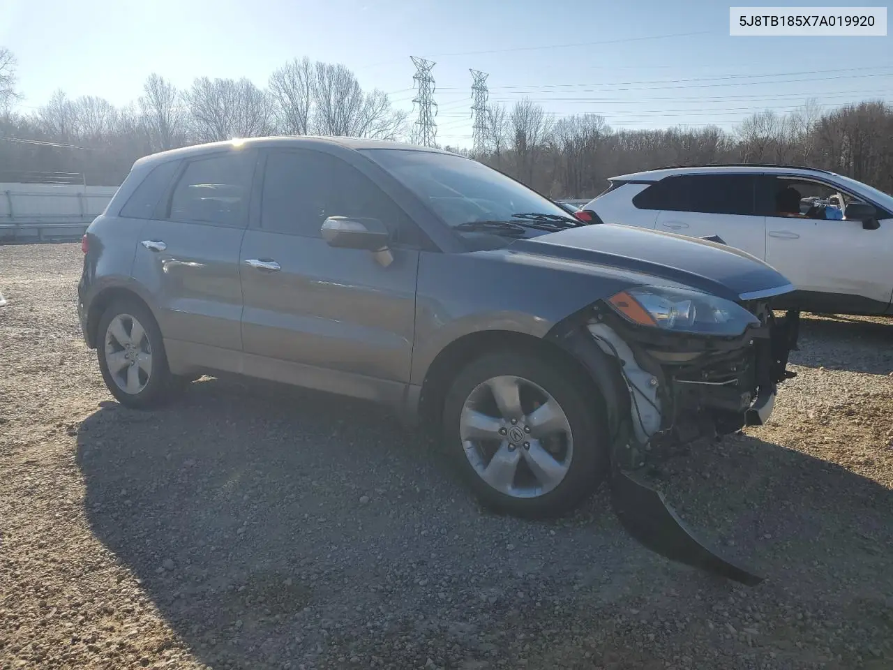 2007 Acura Rdx Technology VIN: 5J8TB185X7A019920 Lot: 46552235