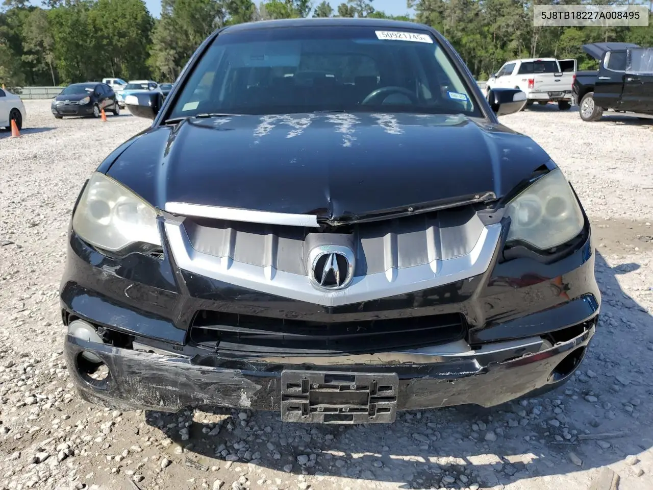 2007 Acura Rdx VIN: 5J8TB18227A008495 Lot: 50921745