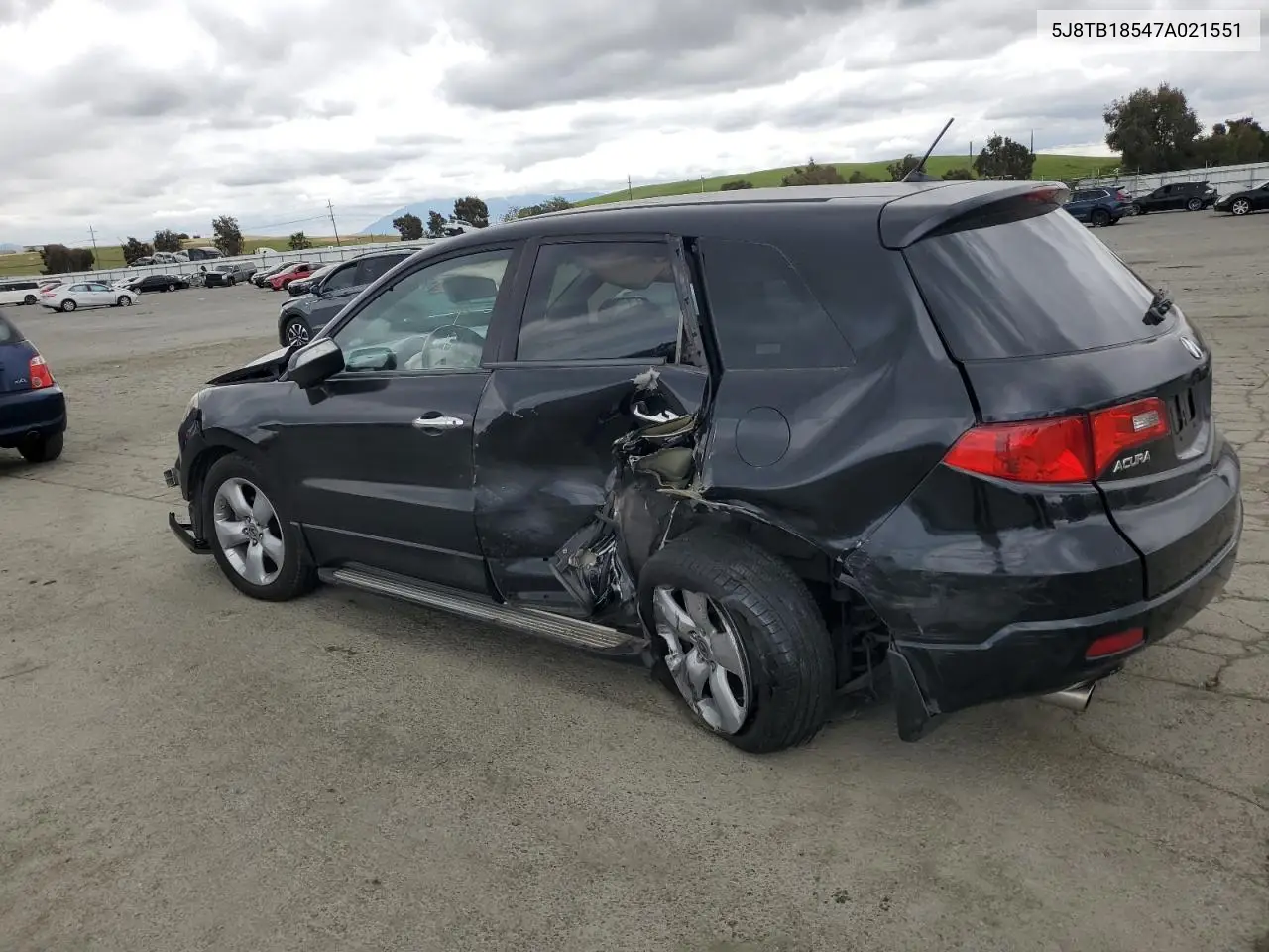 2007 Acura Rdx Technology VIN: 5J8TB18547A021551 Lot: 53356205