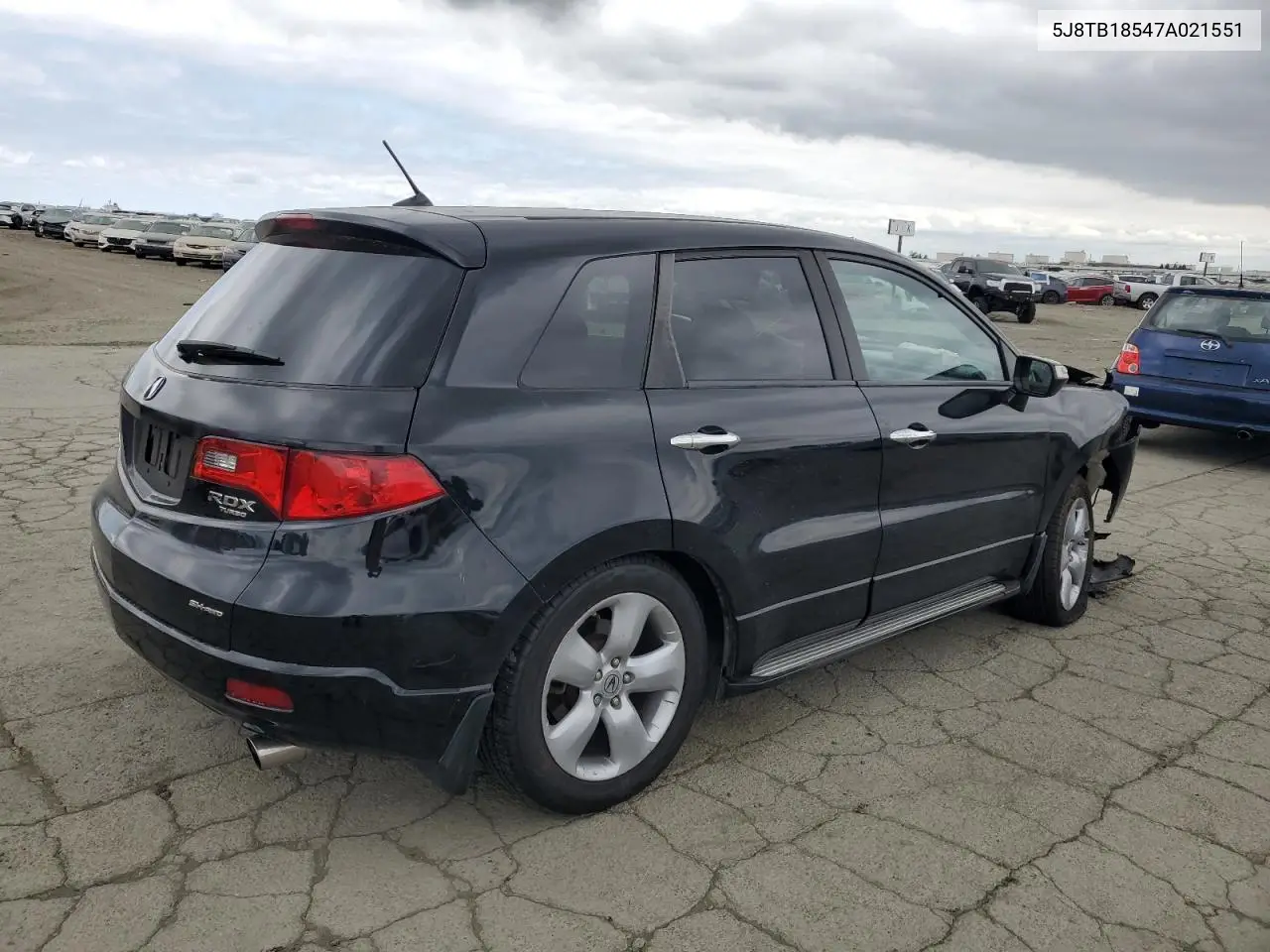 2007 Acura Rdx Technology VIN: 5J8TB18547A021551 Lot: 53356205