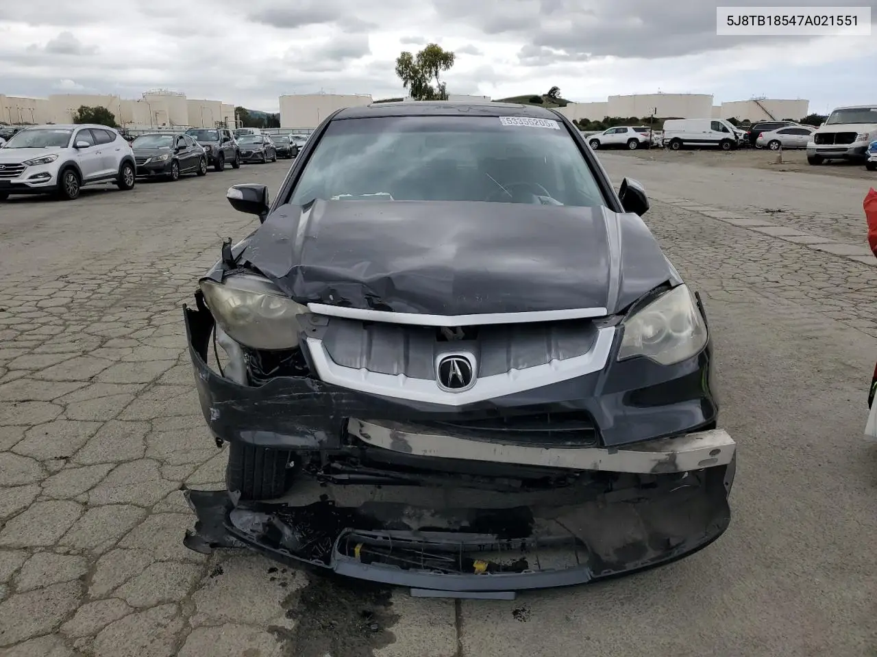 2007 Acura Rdx Technology VIN: 5J8TB18547A021551 Lot: 53356205