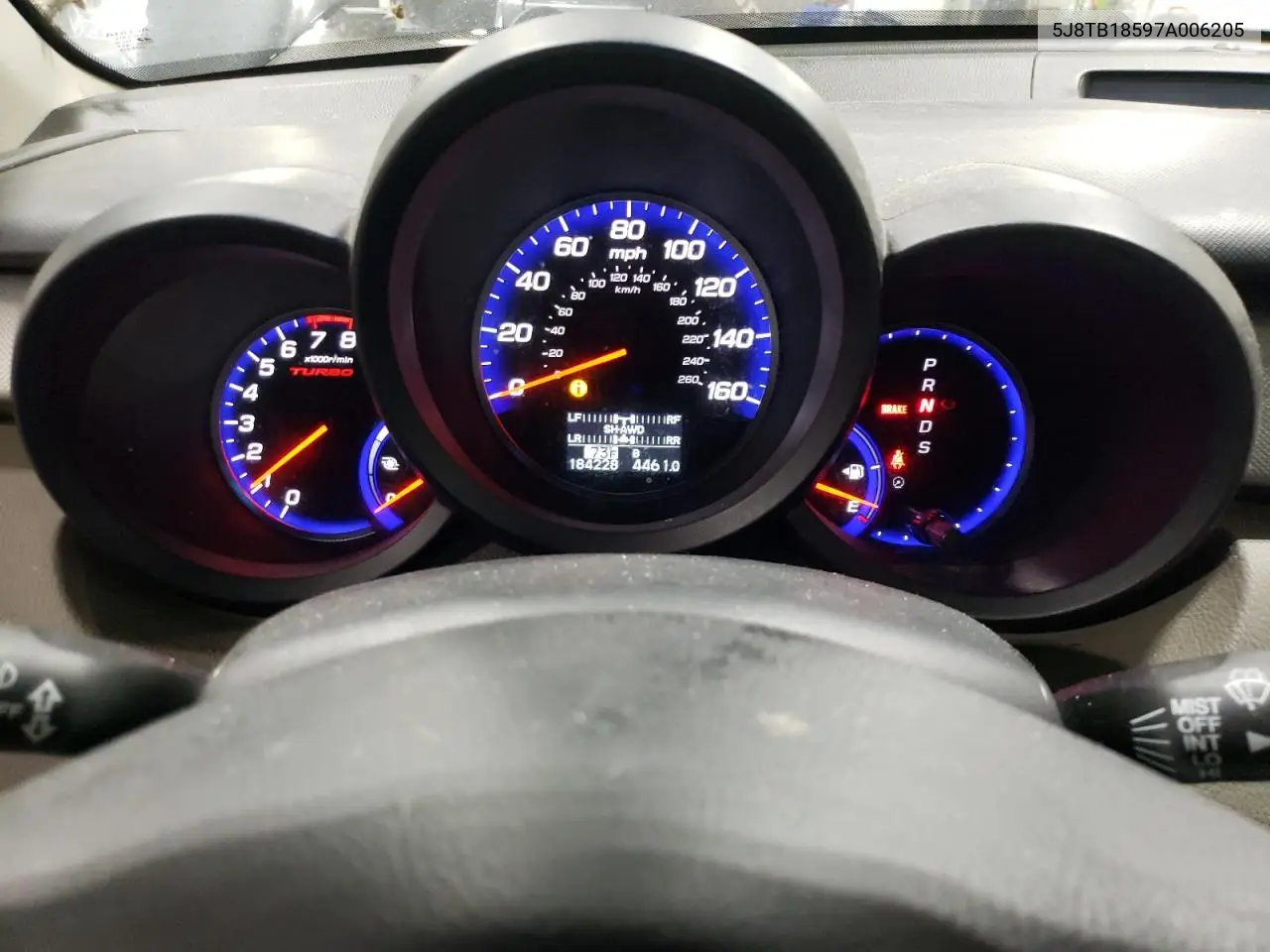 2007 Acura Rdx Technology VIN: 5J8TB18597A006205 Lot: 55954605