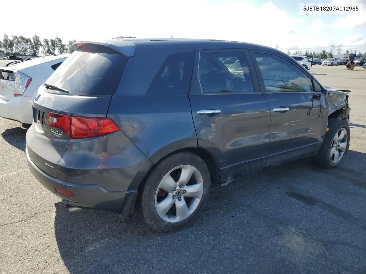 2007 Acura Rdx VIN: 5J8TB18207A012965 Lot: 56712565