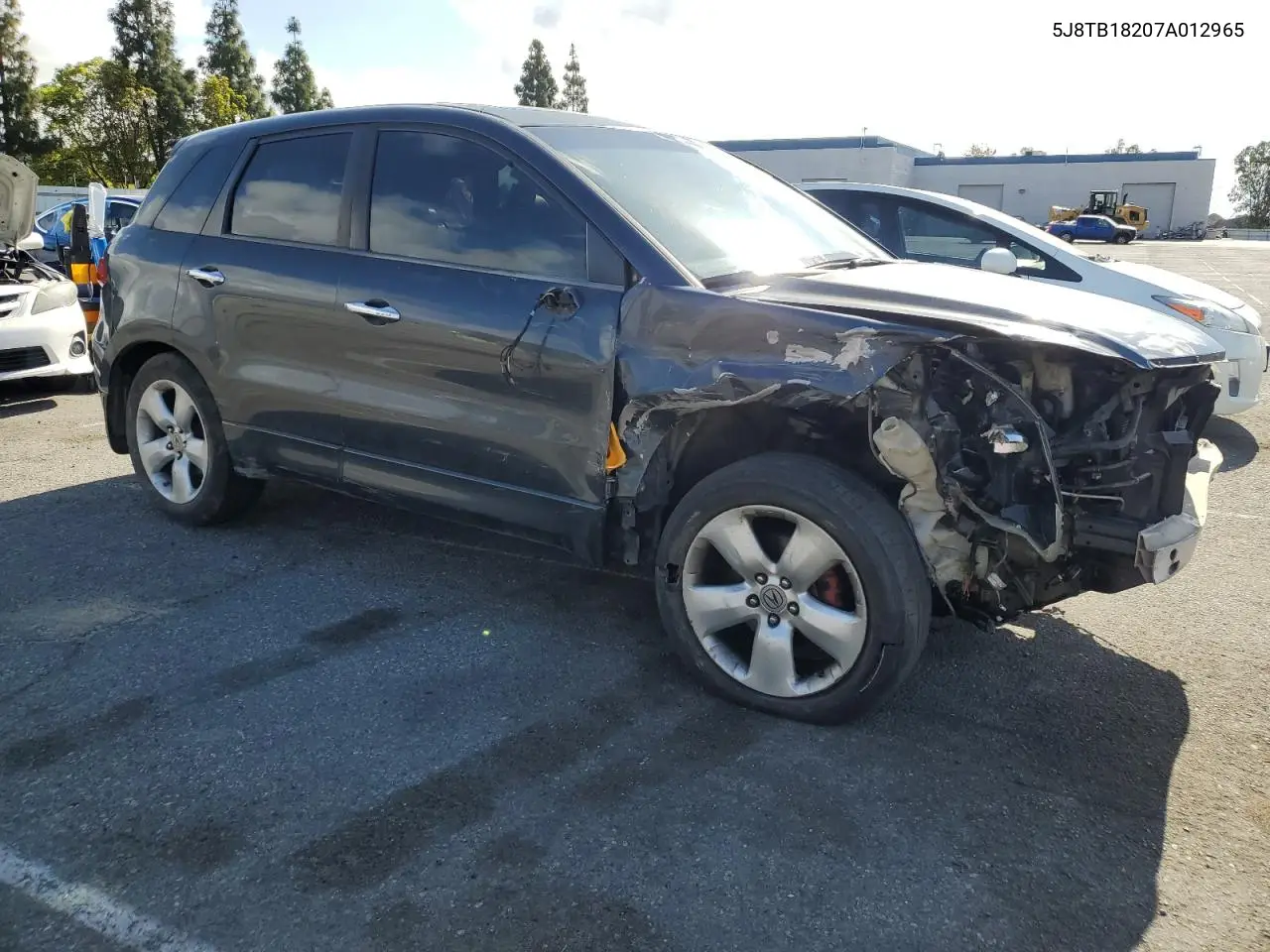 2007 Acura Rdx VIN: 5J8TB18207A012965 Lot: 56712565