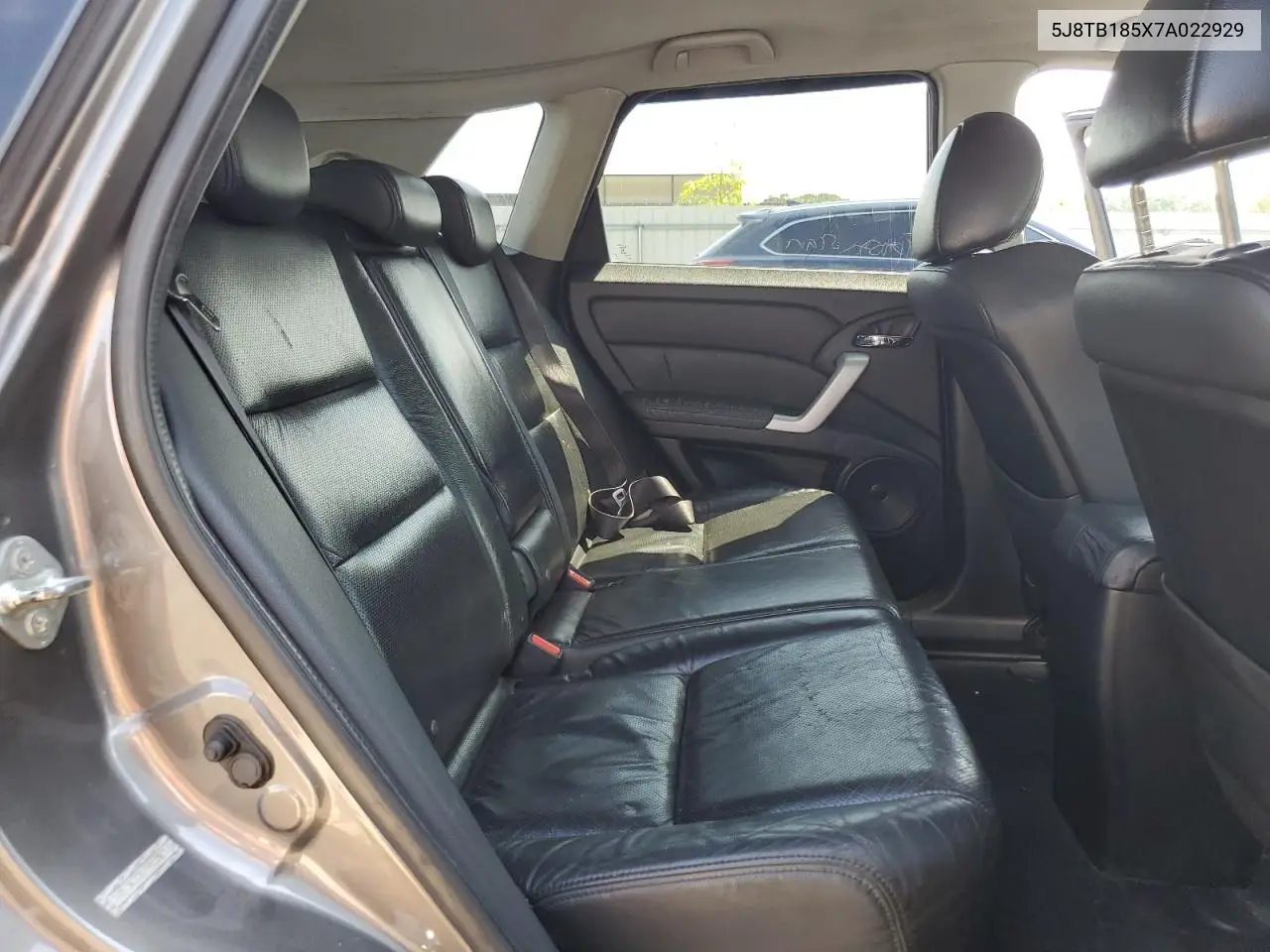 2007 Acura Rdx Technology VIN: 5J8TB185X7A022929 Lot: 61131035