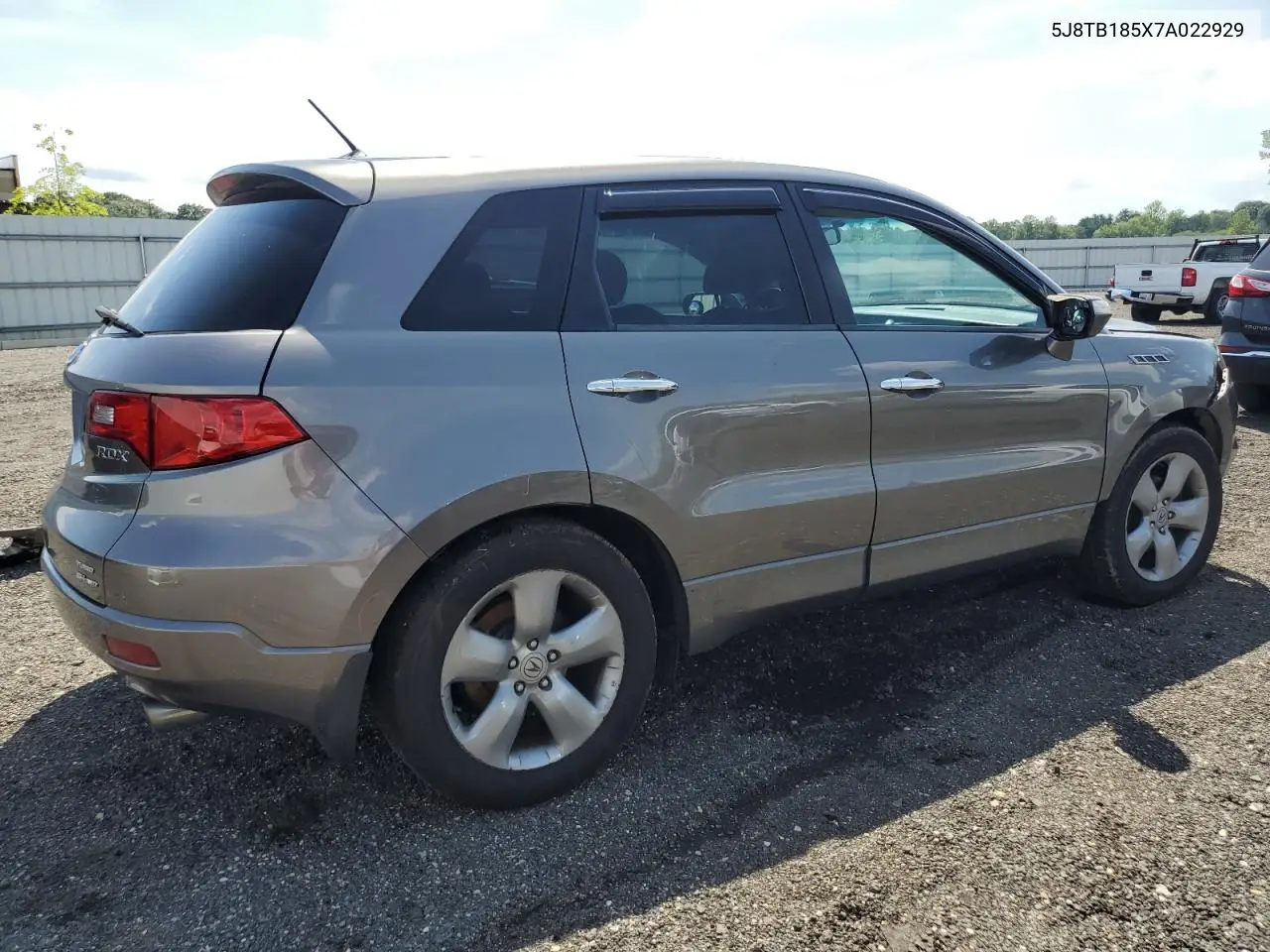 2007 Acura Rdx Technology VIN: 5J8TB185X7A022929 Lot: 61131035