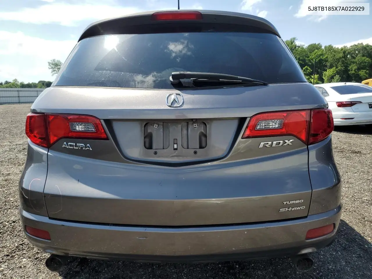 2007 Acura Rdx Technology VIN: 5J8TB185X7A022929 Lot: 61131035