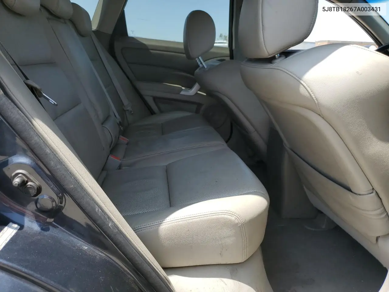 2007 Acura Rdx VIN: 5J8TB18267A003431 Lot: 61262045
