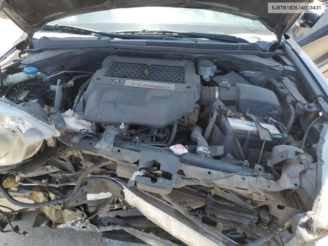 2007 Acura Rdx VIN: 5J8TB18267A003431 Lot: 61262045