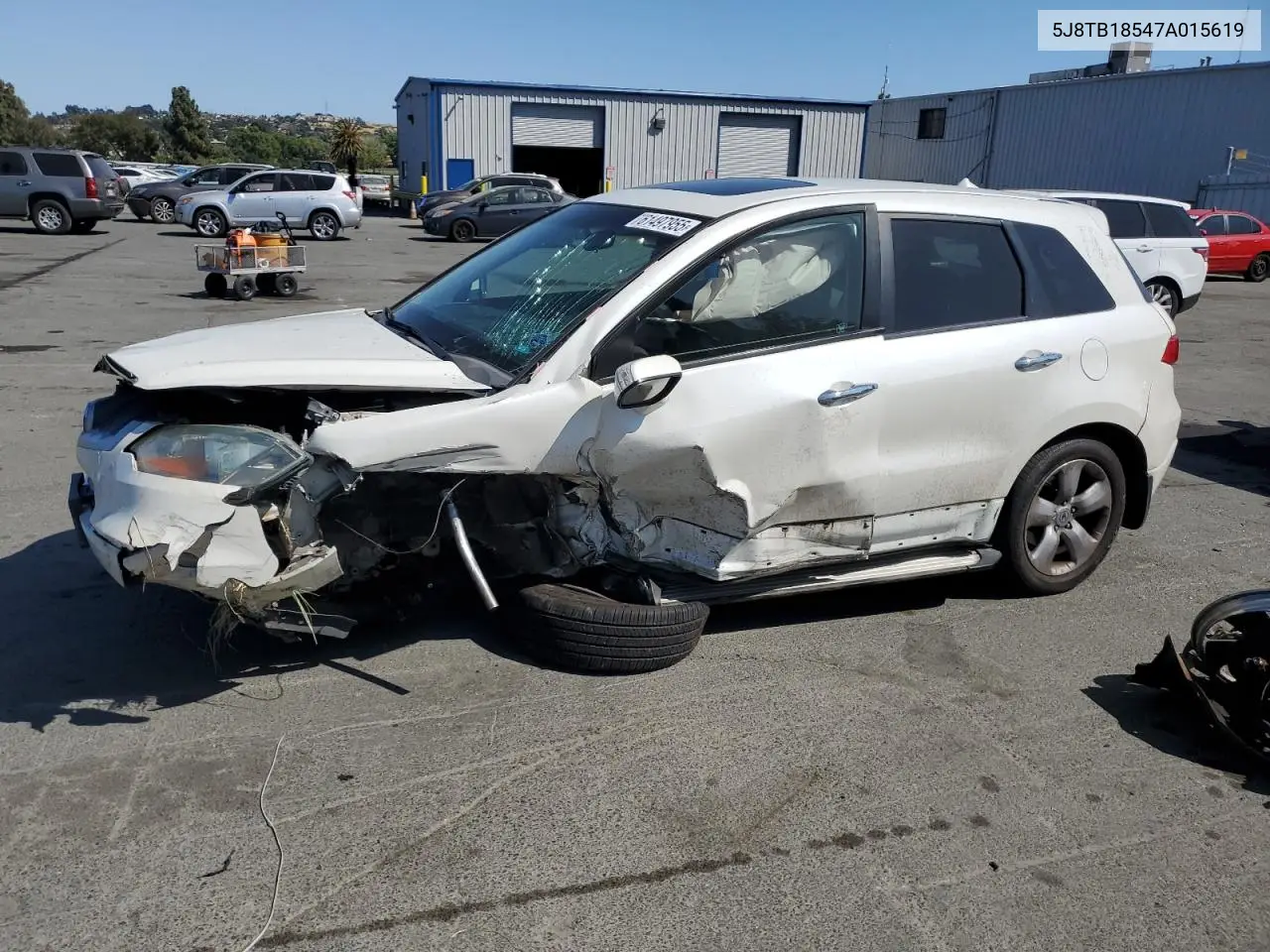 2007 Acura Rdx Technology VIN: 5J8TB18547A015619 Lot: 61497955