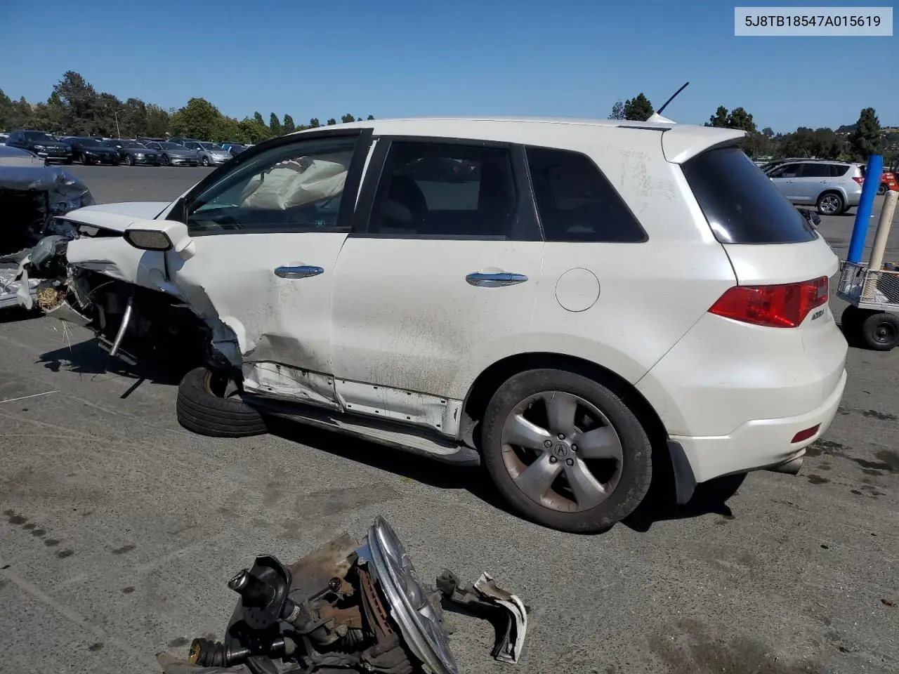 2007 Acura Rdx Technology VIN: 5J8TB18547A015619 Lot: 61497955