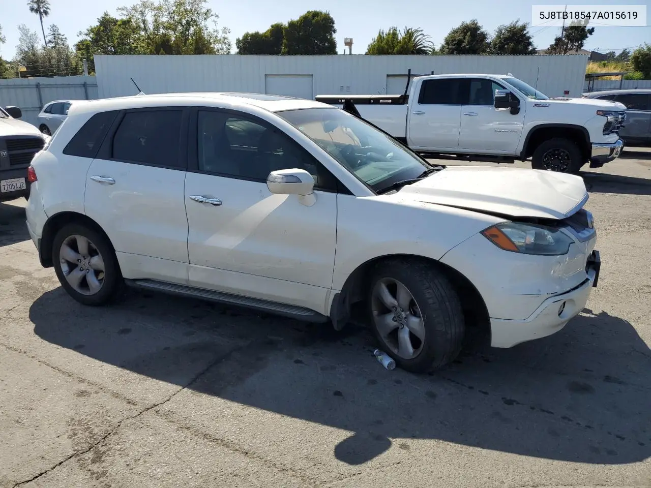 2007 Acura Rdx Technology VIN: 5J8TB18547A015619 Lot: 61497955