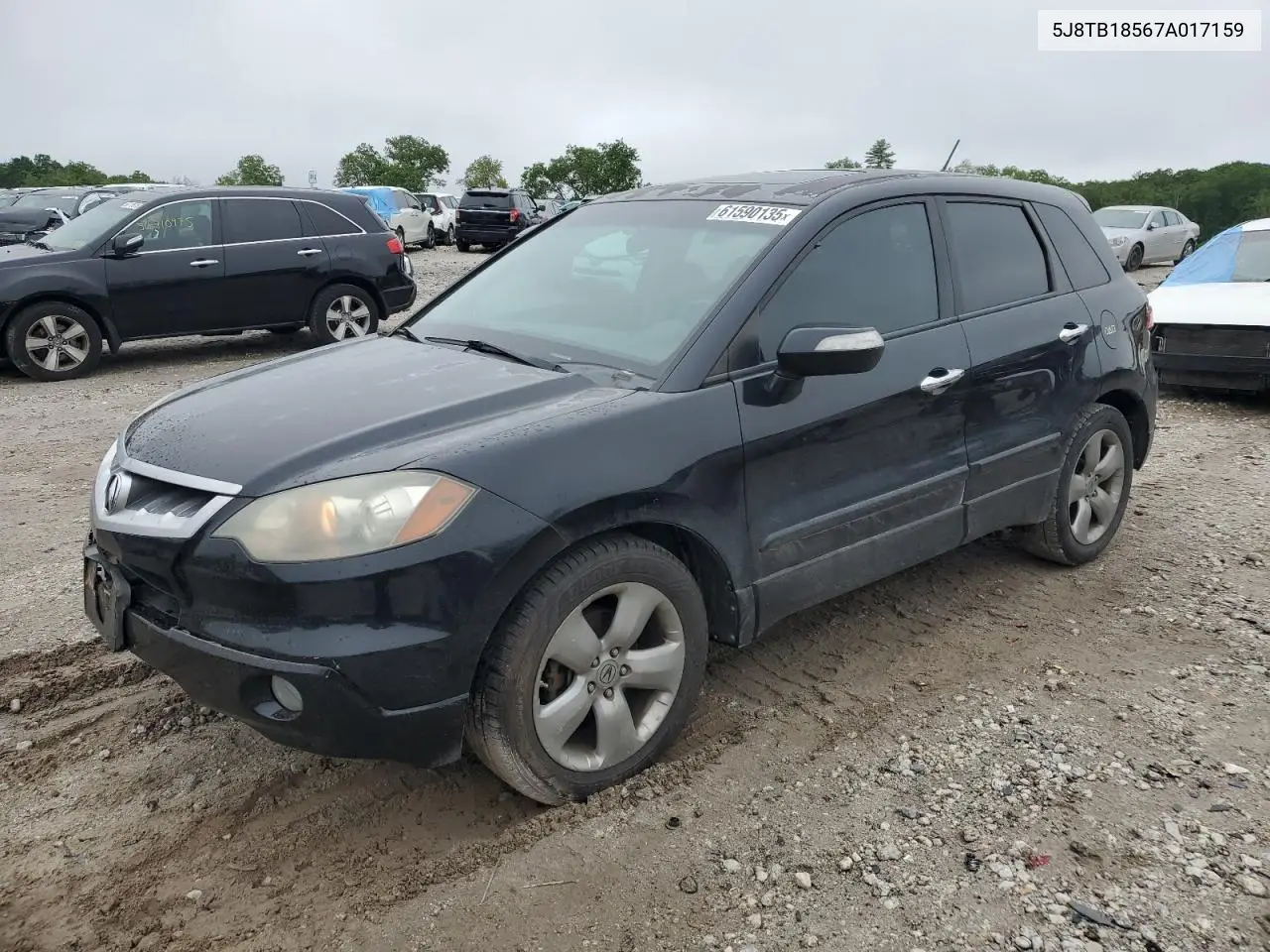 2007 Acura Rdx Technology VIN: 5J8TB18567A017159 Lot: 61590135