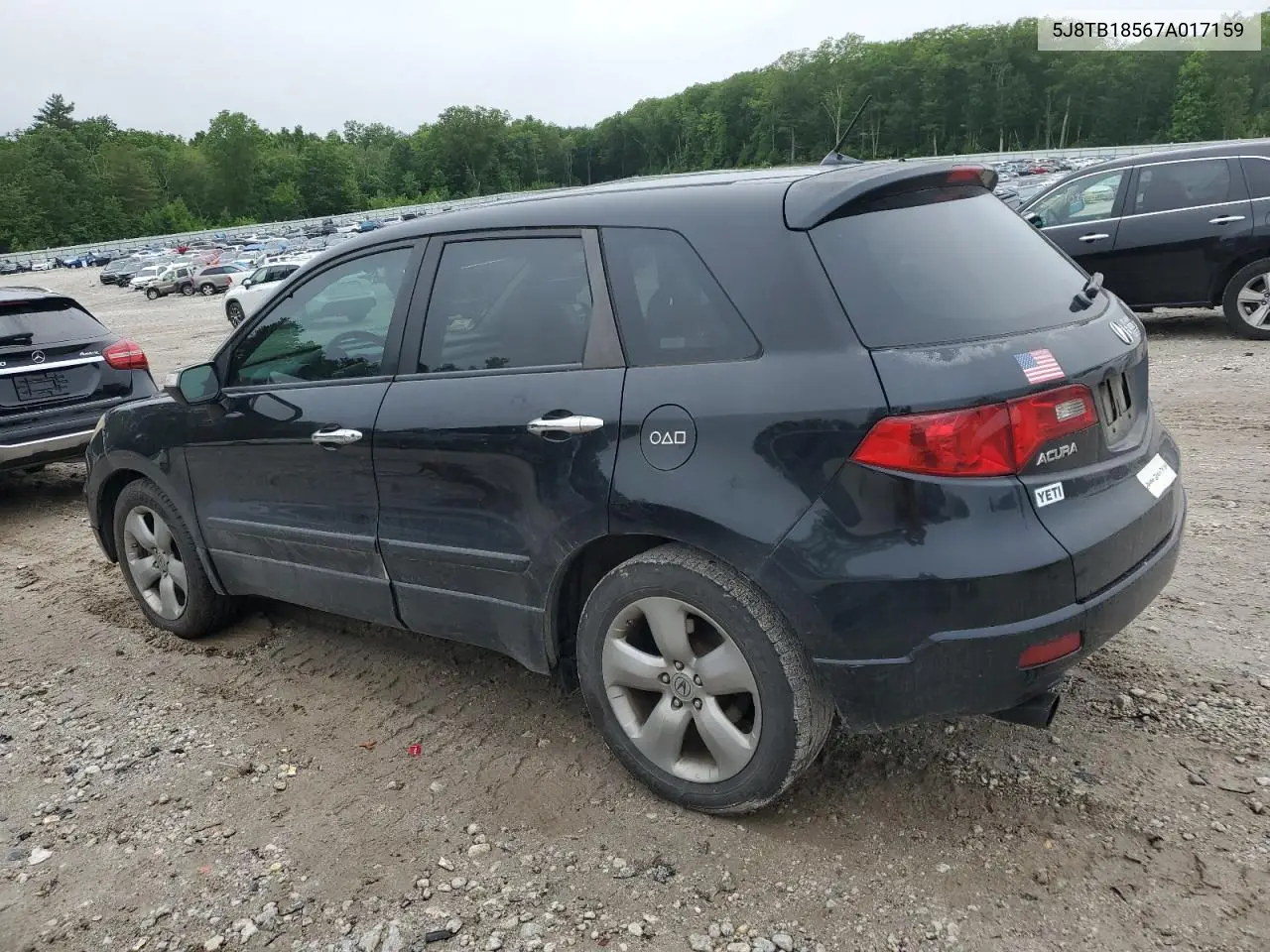 2007 Acura Rdx Technology VIN: 5J8TB18567A017159 Lot: 61590135