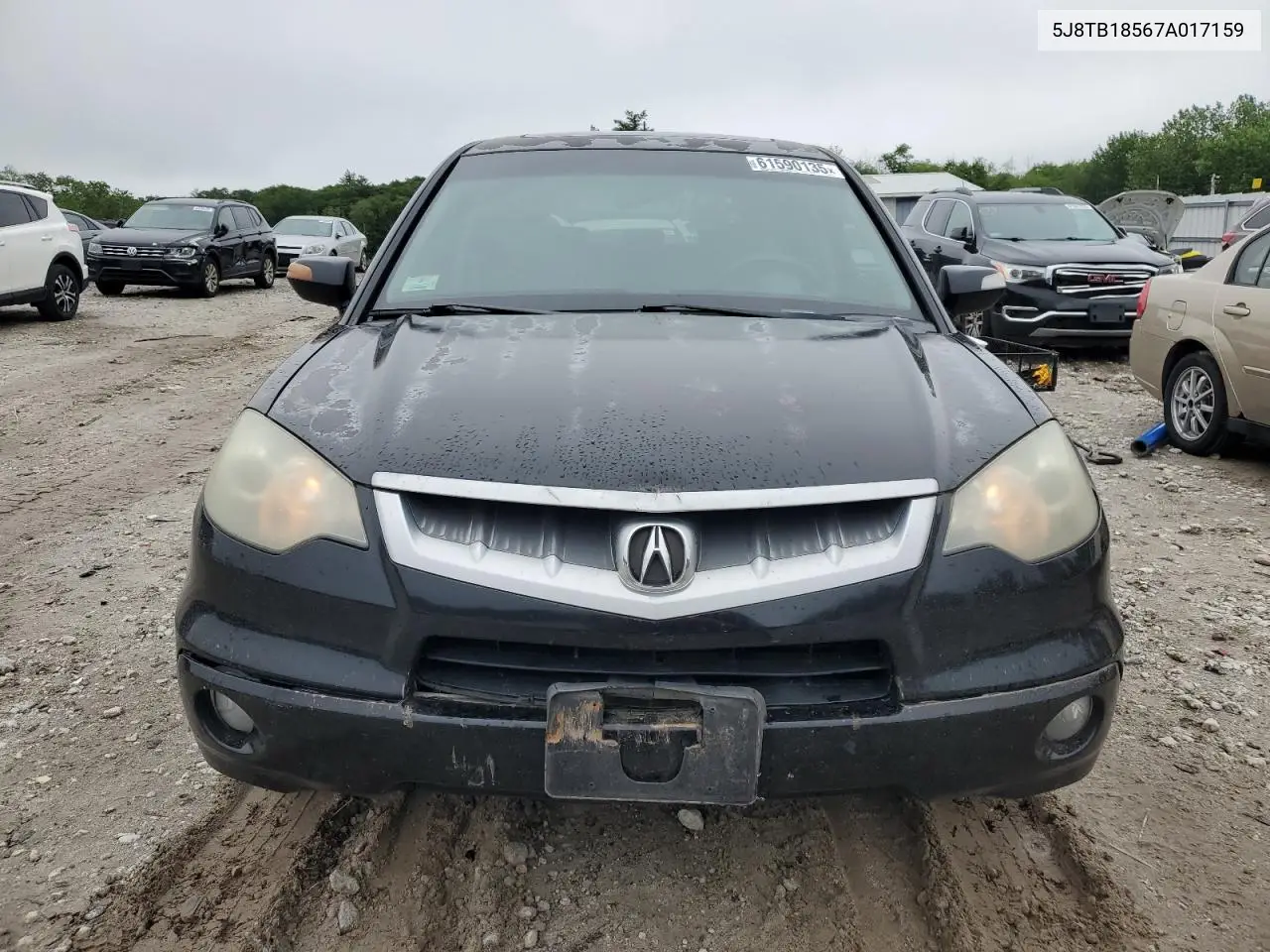 2007 Acura Rdx Technology VIN: 5J8TB18567A017159 Lot: 61590135