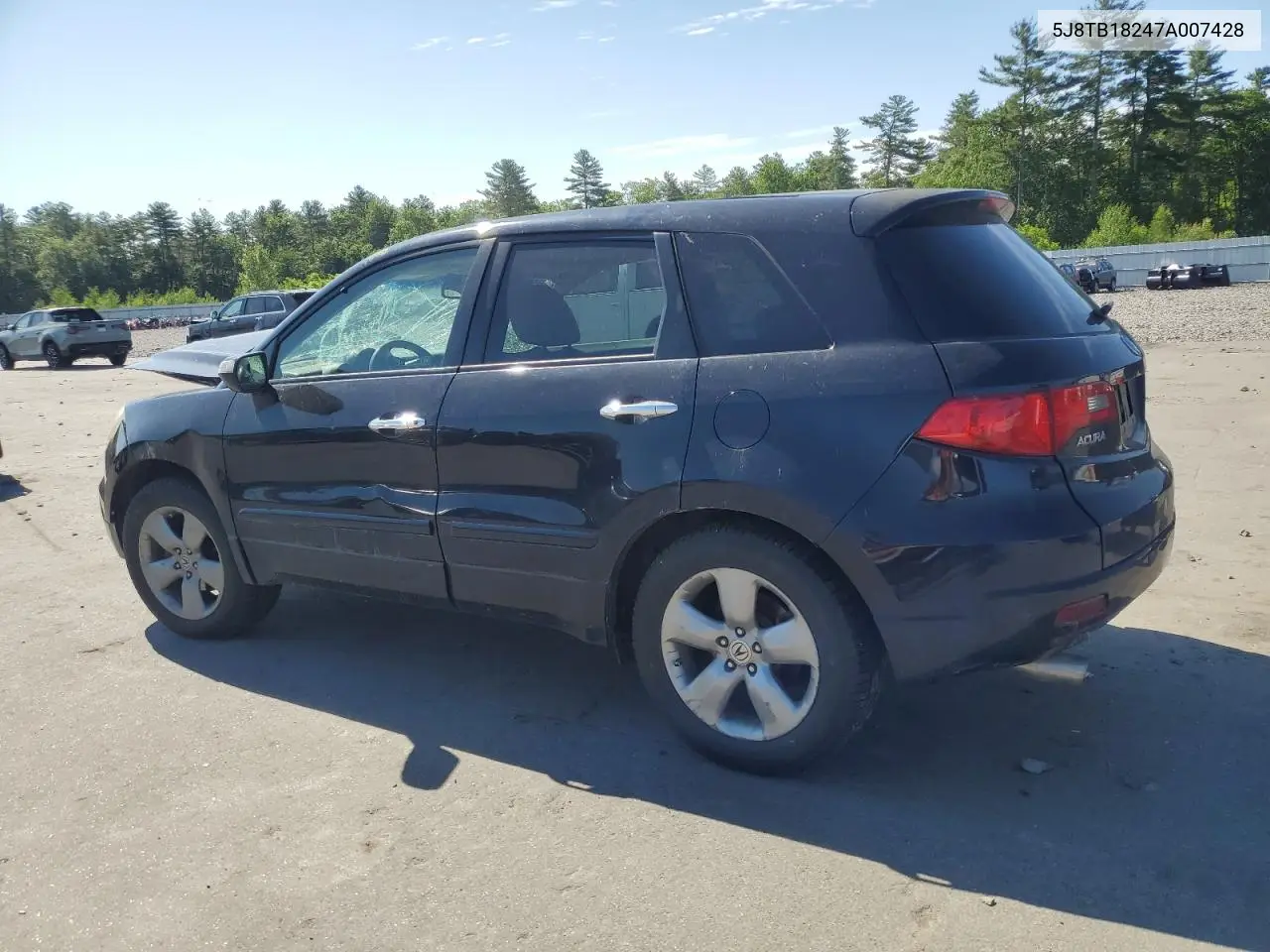 2007 Acura Rdx VIN: 5J8TB18247A007428 Lot: 61816745
