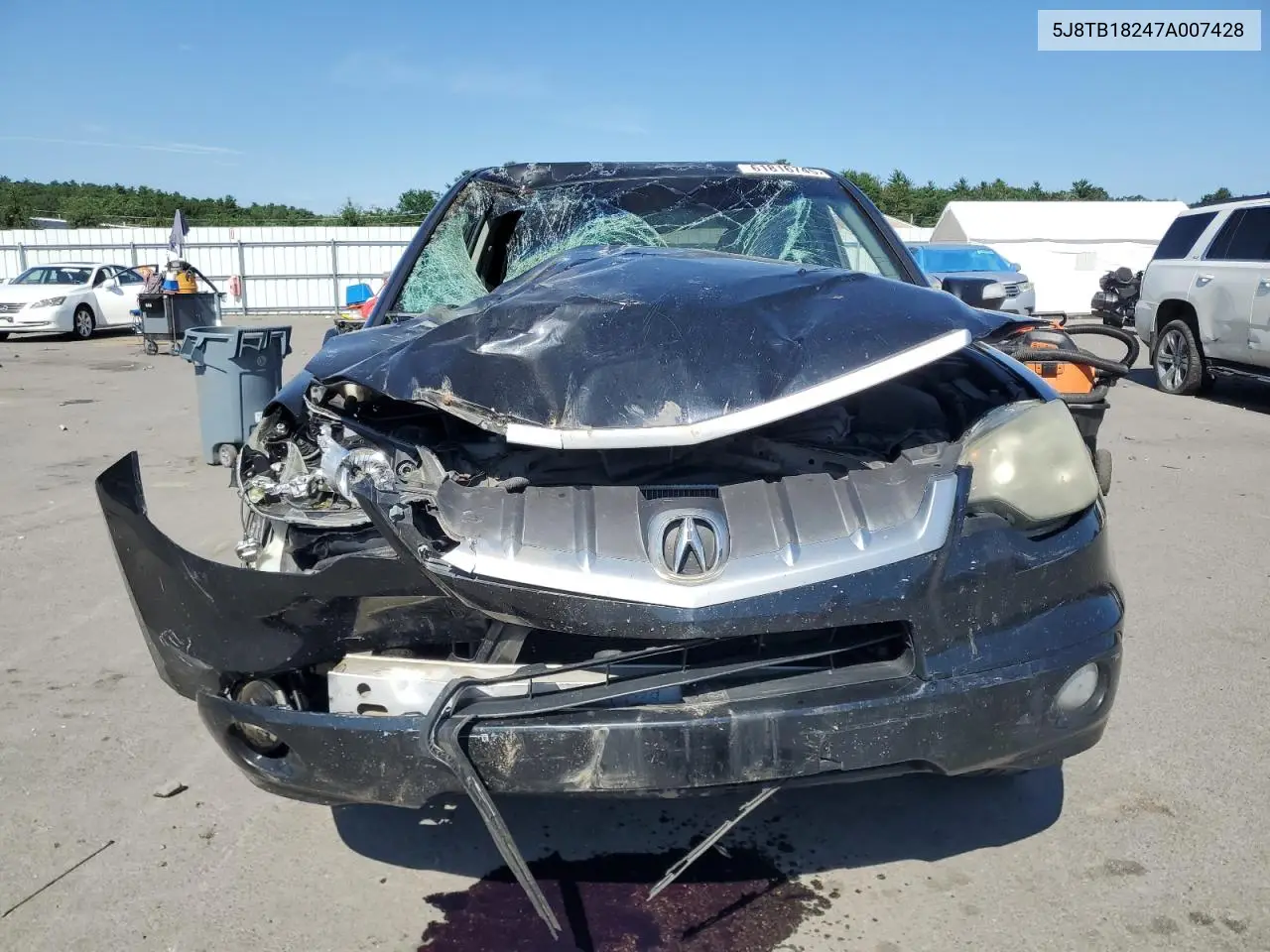 2007 Acura Rdx VIN: 5J8TB18247A007428 Lot: 61816745