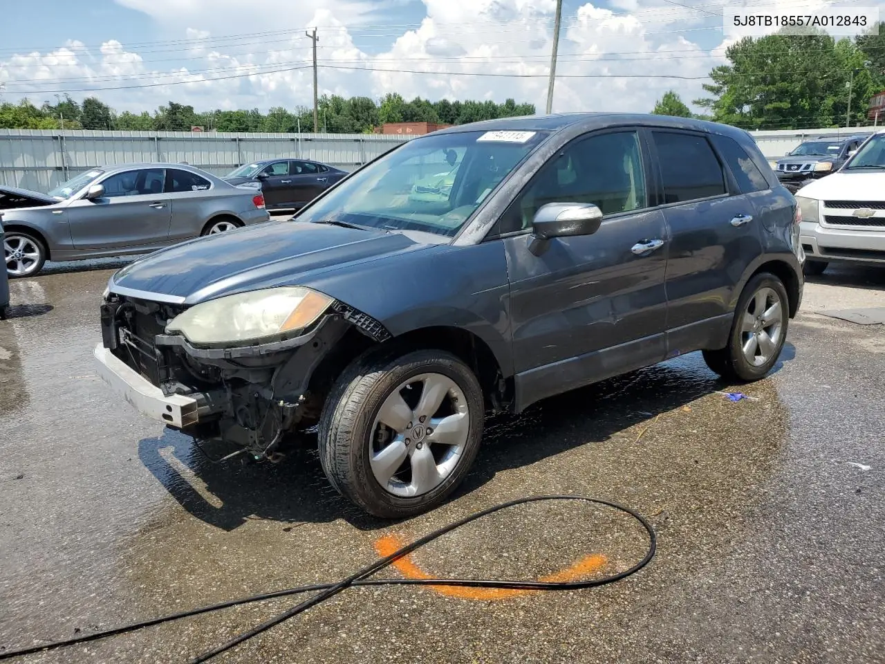 2007 Acura Rdx Technology VIN: 5J8TB18557A012843 Lot: 61941115
