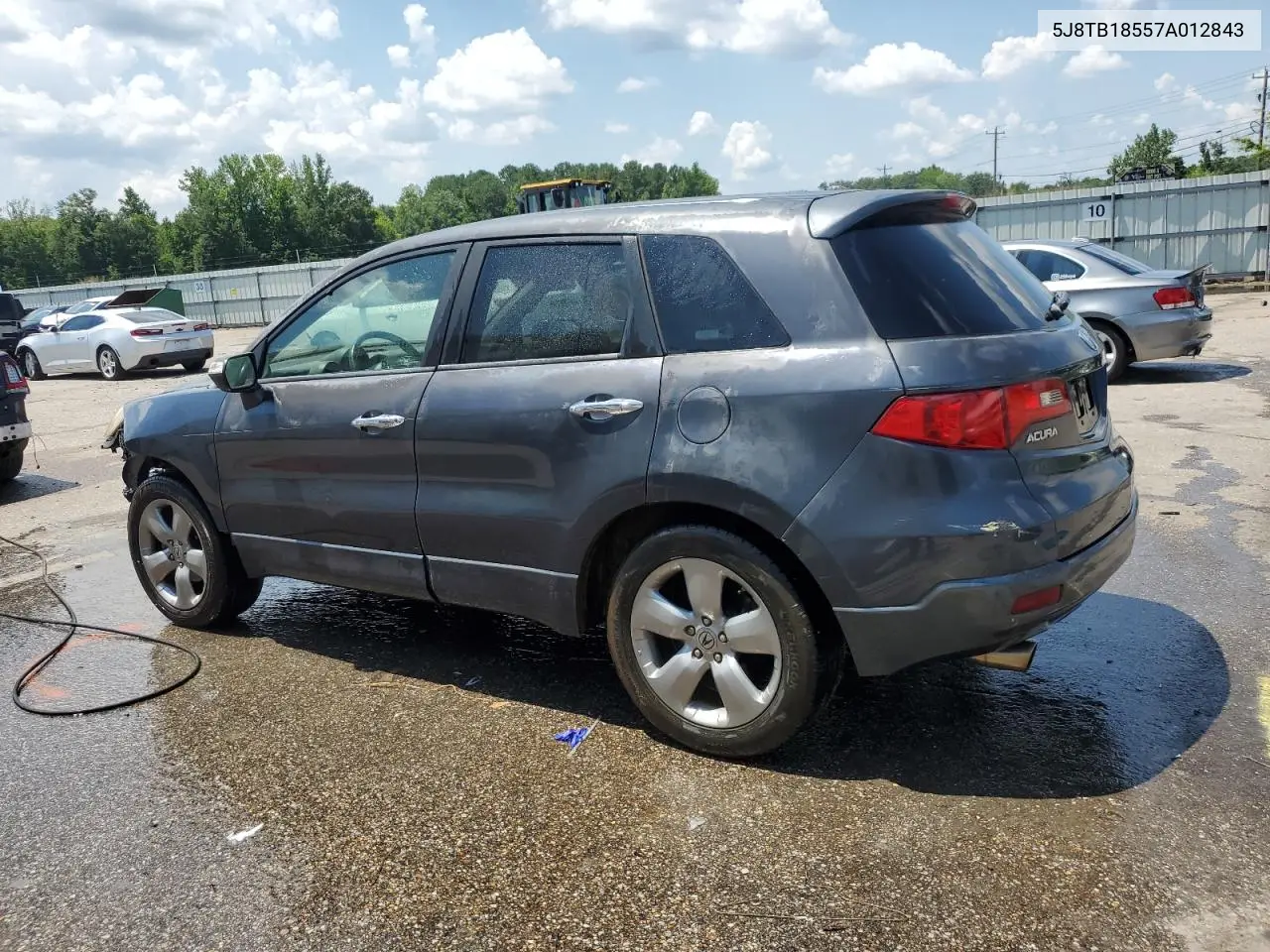 2007 Acura Rdx Technology VIN: 5J8TB18557A012843 Lot: 61941115