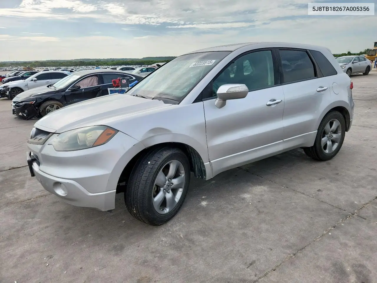 2007 Acura Rdx VIN: 5J8TB18267A005356 Lot: 62223515