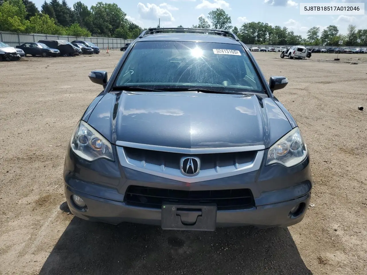 2007 Acura Rdx Technology VIN: 5J8TB18517A012046 Lot: 62413165