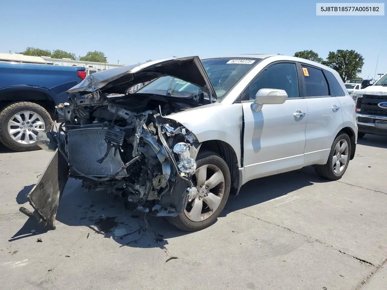 2007 Acura Rdx Technology VIN: 5J8TB18577A005182 Lot: 62734225