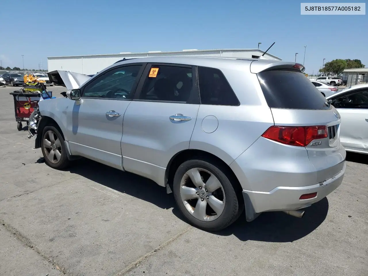 2007 Acura Rdx Technology VIN: 5J8TB18577A005182 Lot: 62734225