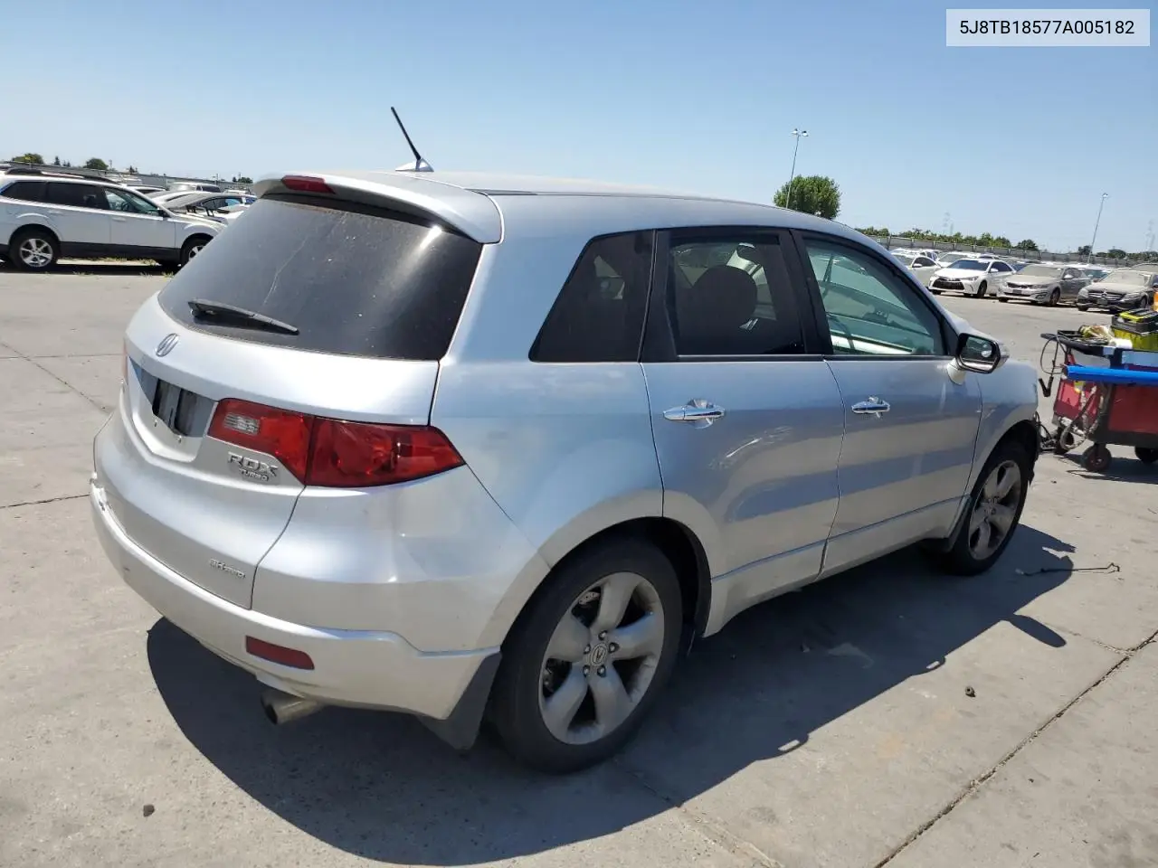 2007 Acura Rdx Technology VIN: 5J8TB18577A005182 Lot: 62734225