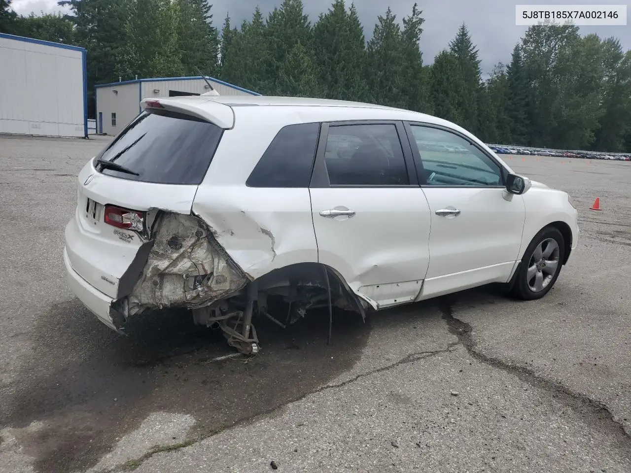 2007 Acura Rdx Technology VIN: 5J8TB185X7A002146 Lot: 62762555