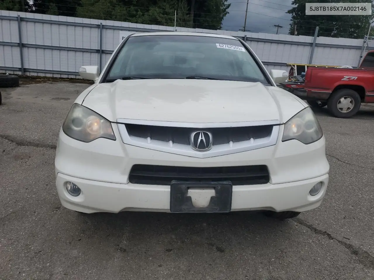 2007 Acura Rdx Technology VIN: 5J8TB185X7A002146 Lot: 62762555