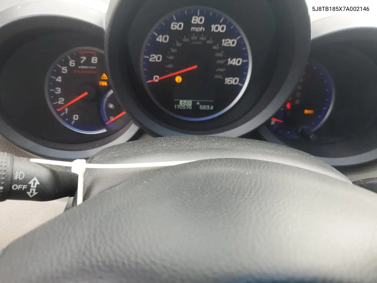2007 Acura Rdx Technology VIN: 5J8TB185X7A002146 Lot: 62762555