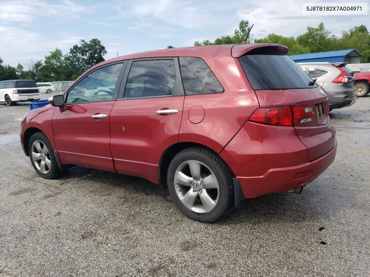 2007 Acura Rdx VIN: 5J8TB182X7A004971 Lot: 64409505