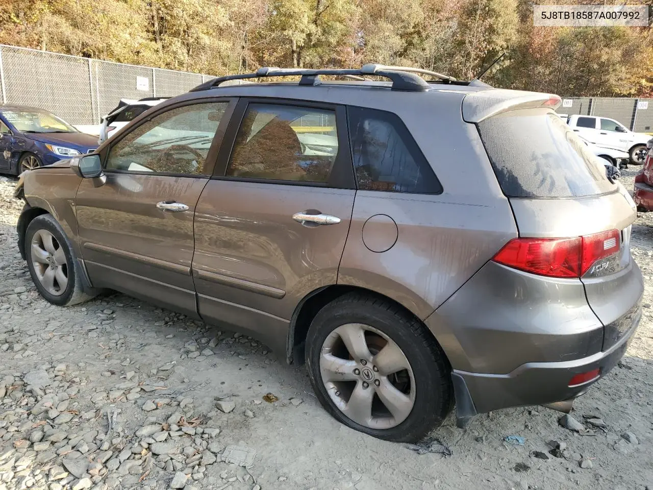 2007 Acura Rdx Technology VIN: 5J8TB18587A007992 Lot: 78010594