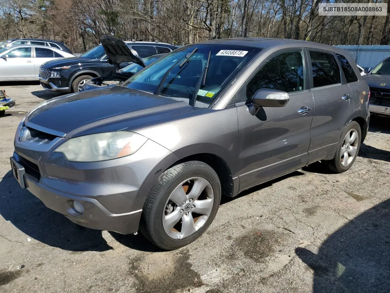 2008 Acura Rdx Technology VIN: 5J8TB18508A008863 Lot: 43458875