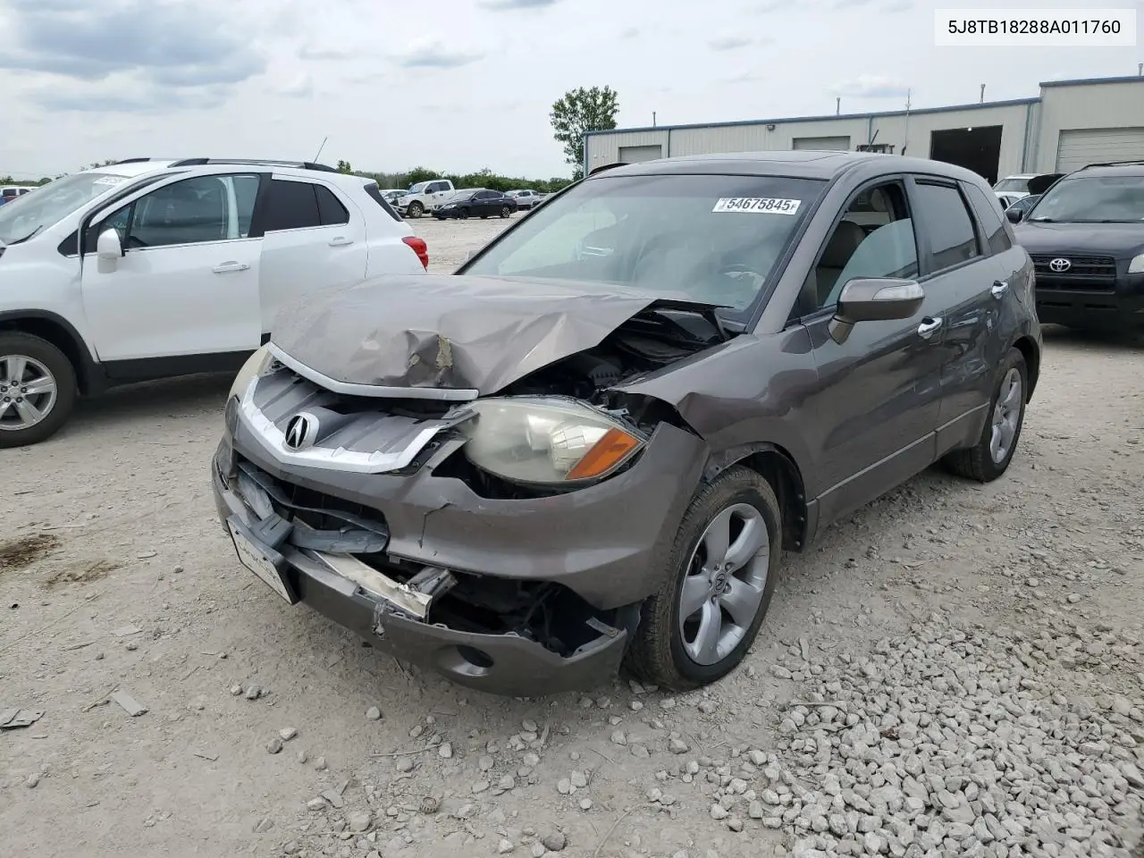 2008 Acura Rdx VIN: 5J8TB18288A011760 Lot: 54675845