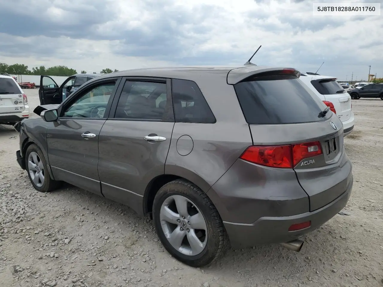 2008 Acura Rdx VIN: 5J8TB18288A011760 Lot: 54675845