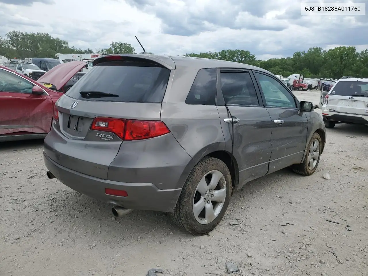 2008 Acura Rdx VIN: 5J8TB18288A011760 Lot: 54675845
