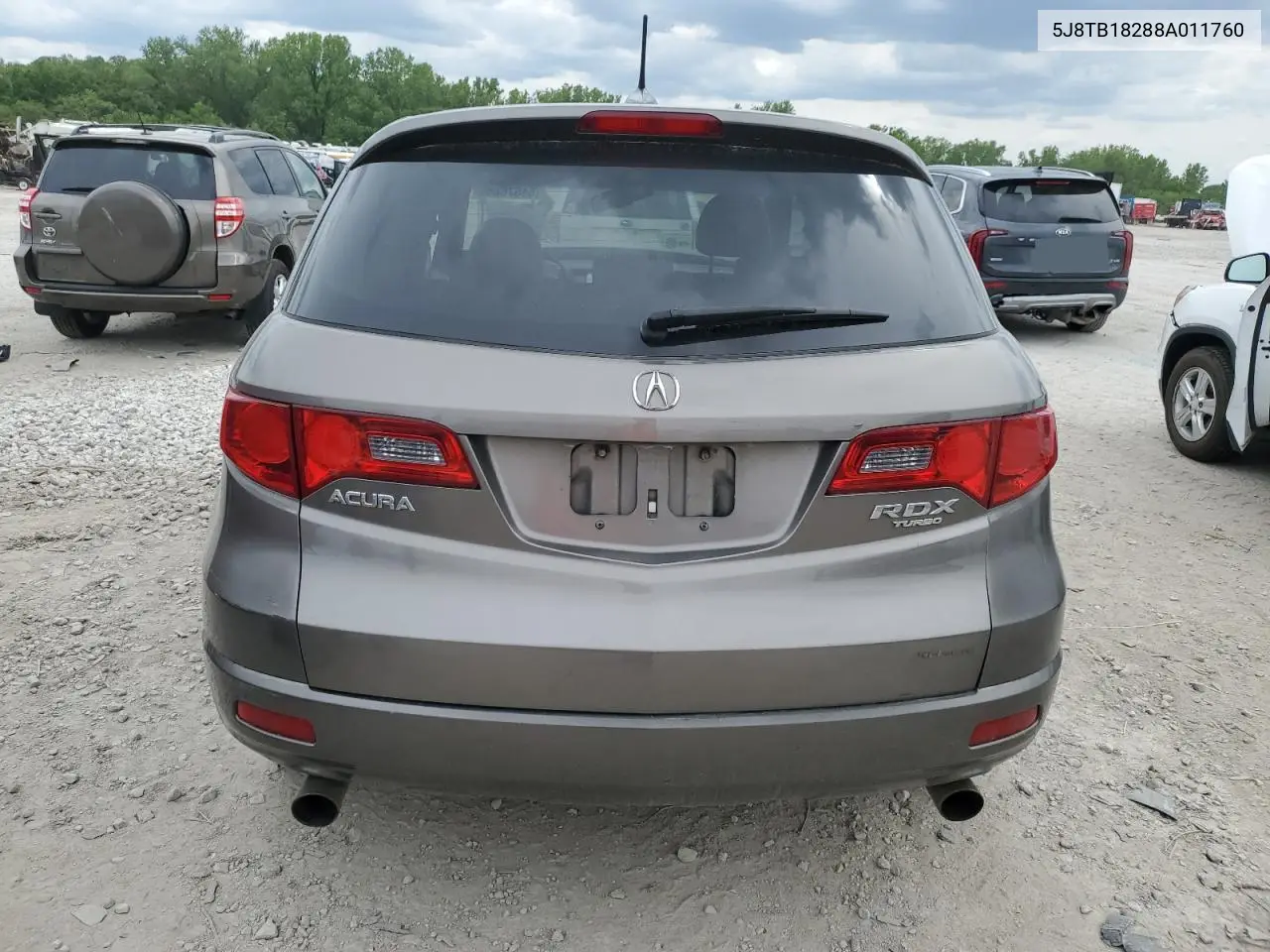 2008 Acura Rdx VIN: 5J8TB18288A011760 Lot: 54675845