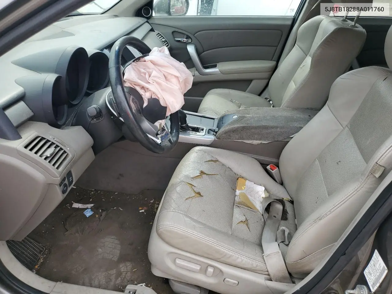 2008 Acura Rdx VIN: 5J8TB18288A011760 Lot: 54675845
