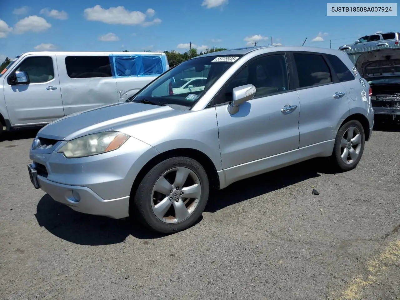 2008 Acura Rdx Technology VIN: 5J8TB18508A007924 Lot: 55726835