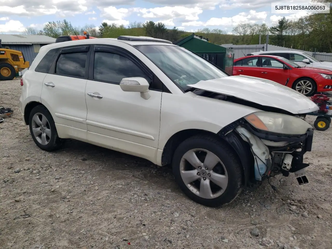 2008 Acura Rdx VIN: 5J8TB18258A006063 Lot: 55931785